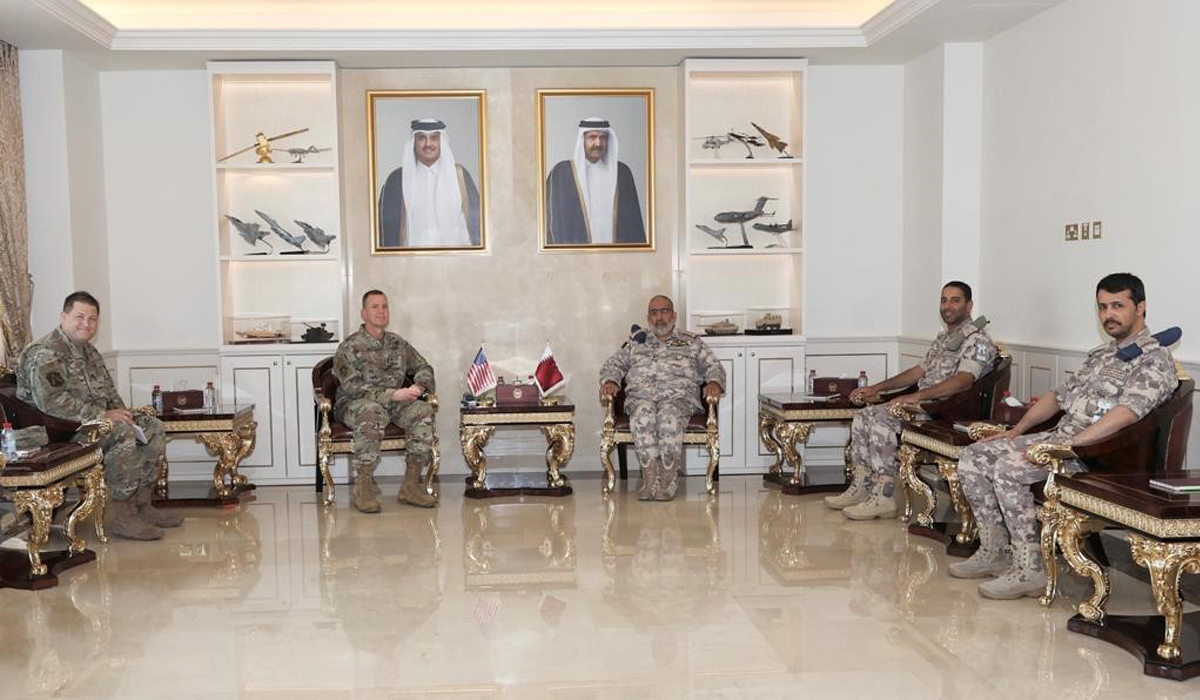 The Chief of Staff Meets Commander of US Air Forces Central Command